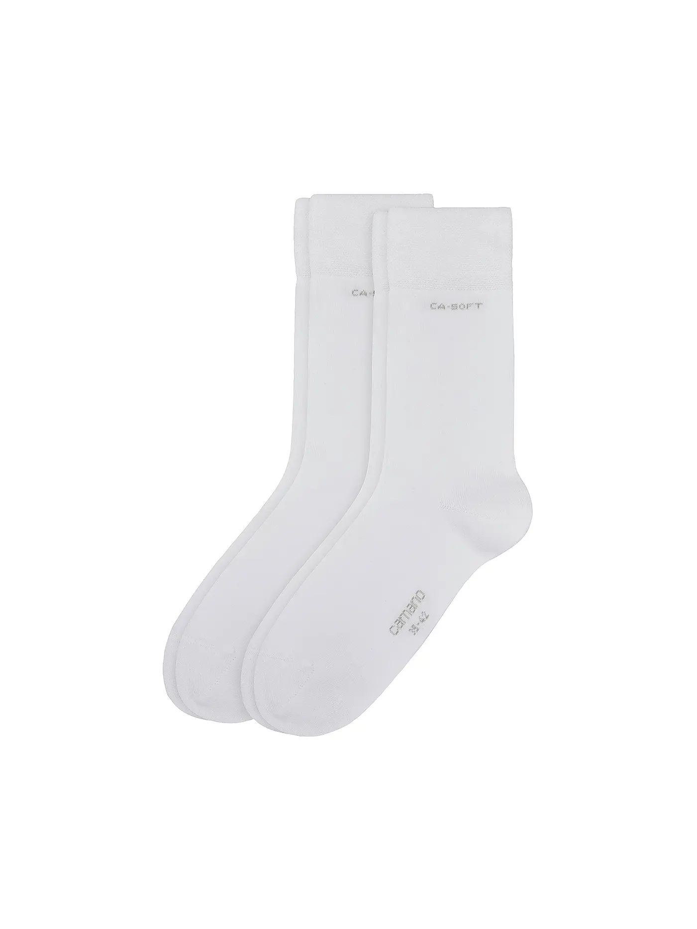 CAMANO | Socken 2er Pkg sand melange | weiss
